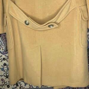 Saks Fifth Avenue vintage camel hair coat